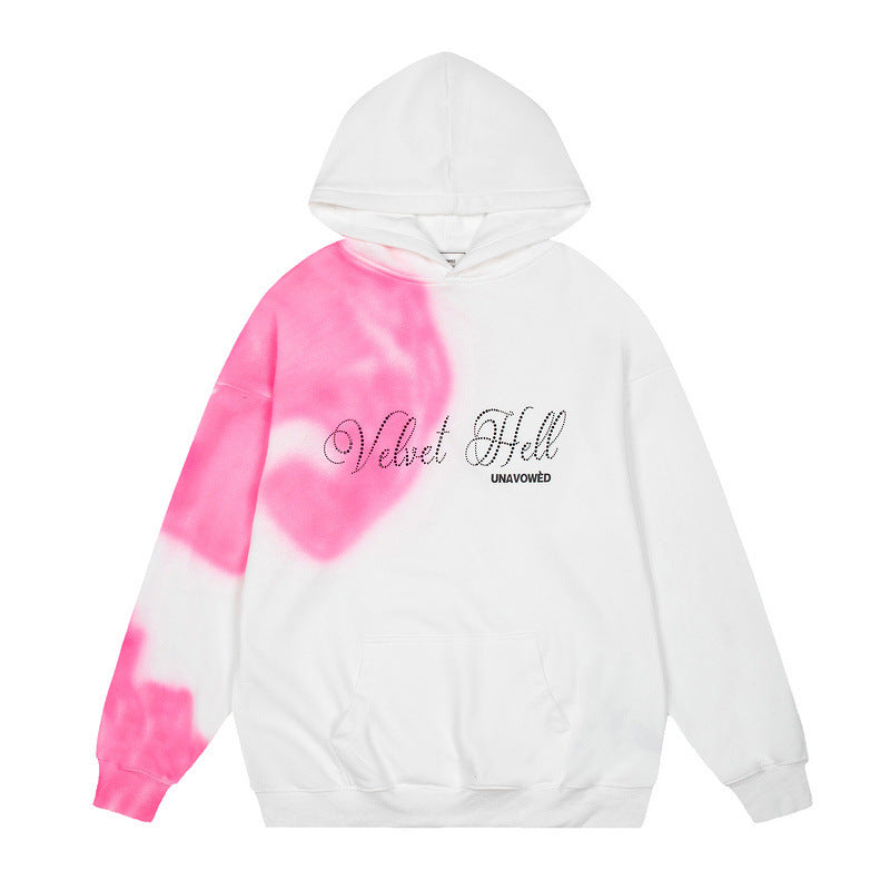 Sweat à capuche imprimé graffiti High Street Hip Hop