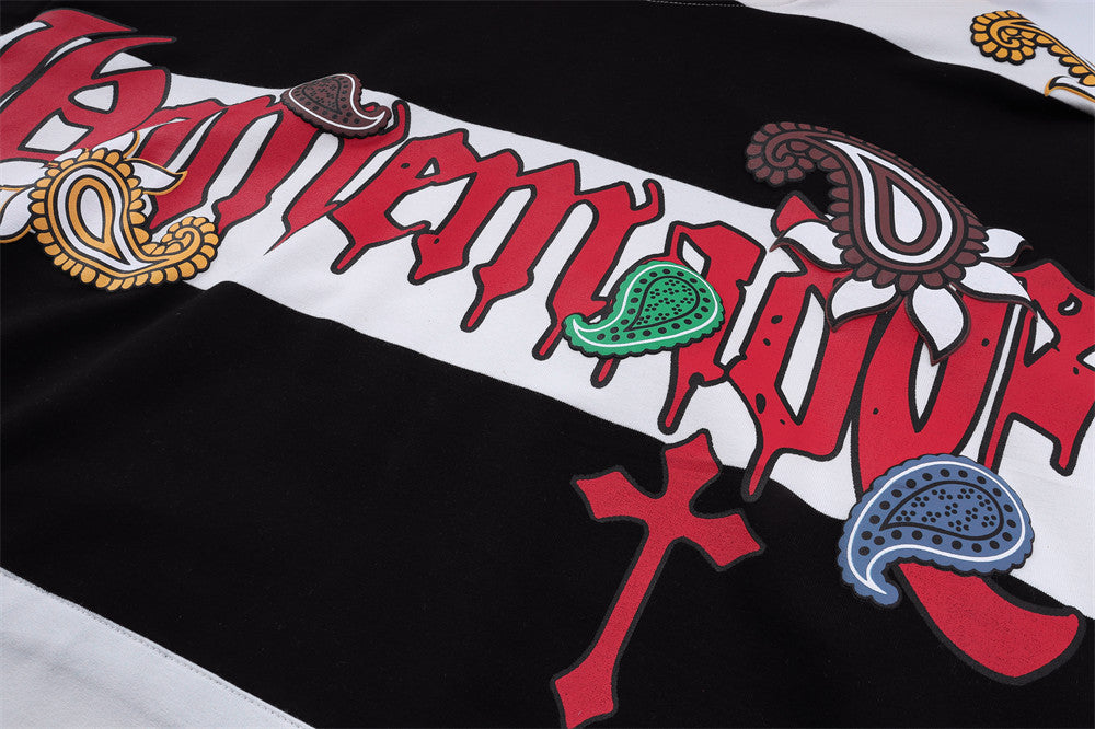 Felpa con cappuccio Hip Hop Anacardi Alphabet