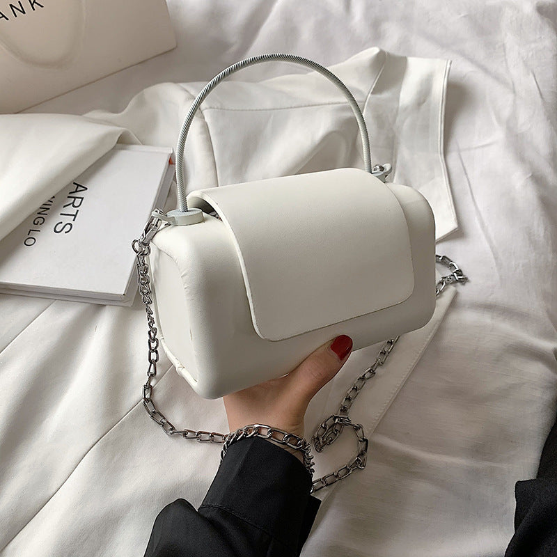 Sac messager à chaîne, niche, petit sac carré portable