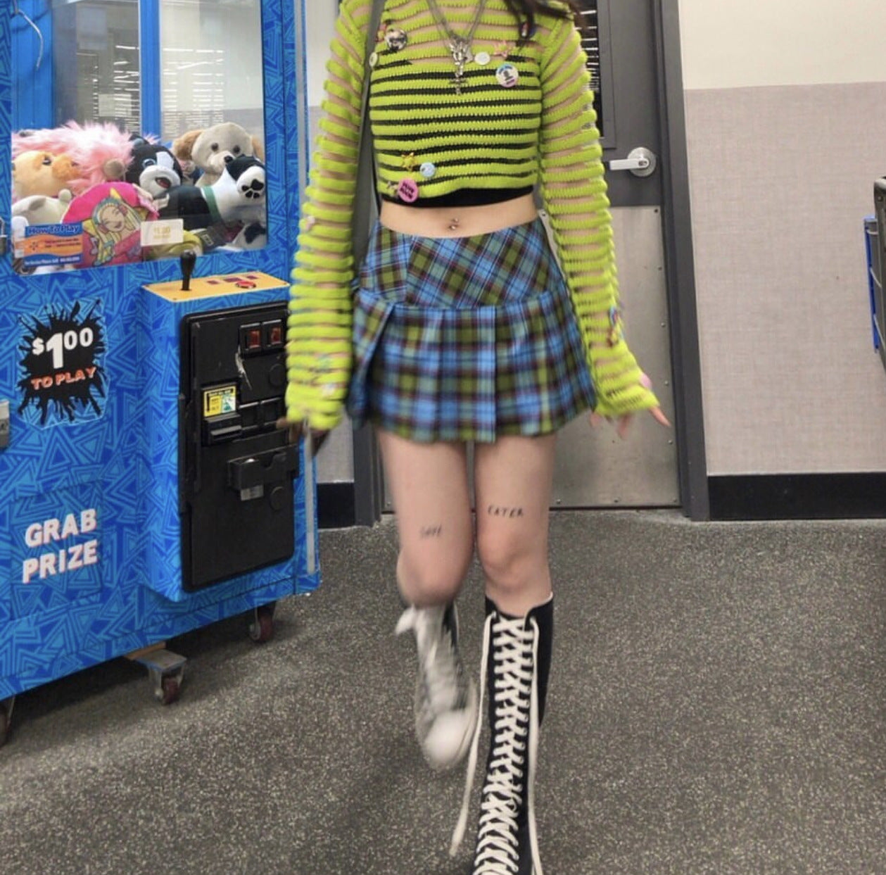 Women's High Waist Thin All Matching A Word Pleated Short Skirt Ins