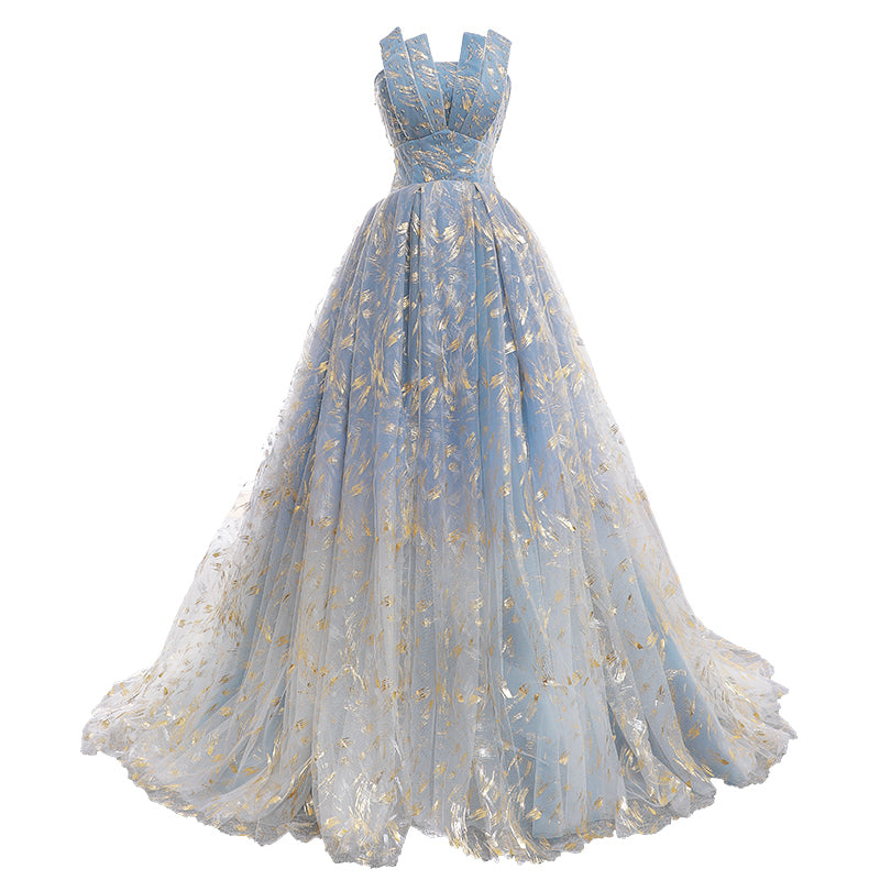 Tail Tie Light Blue Pattern Dinner