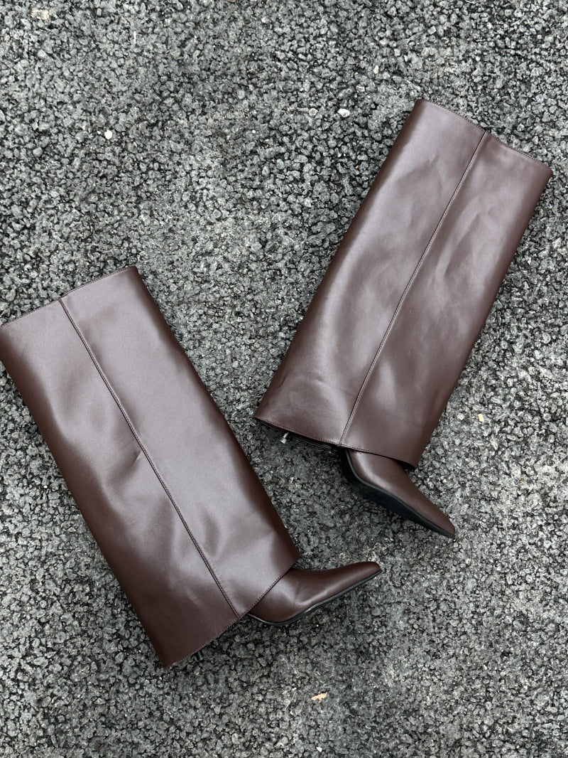 New Pointed High Heel Riding Boots