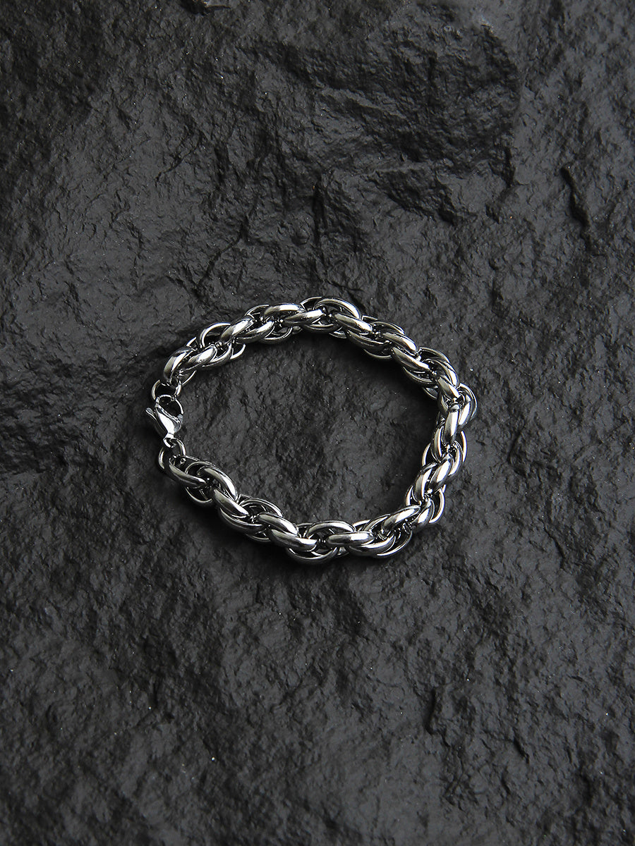 Titanium Steel Non-fading Silver Bracelet