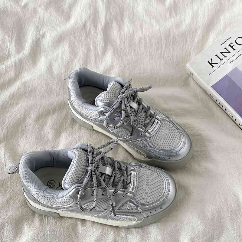 Scarpe da tavola traspiranti con plateau blu