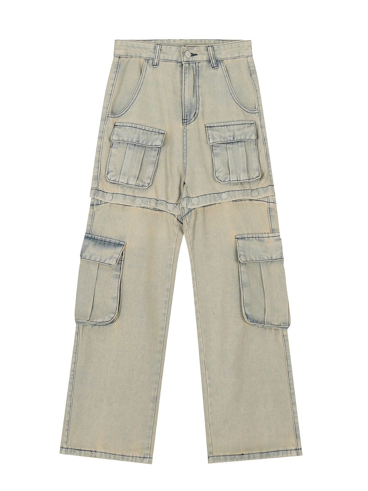 Jeans da lavoro americani staccabili da uomo alla moda