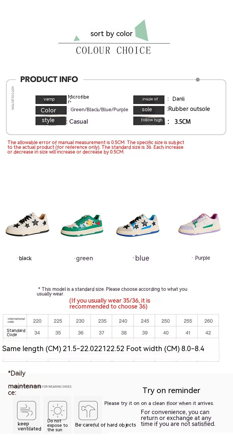 Scarpe sportive casual piatte