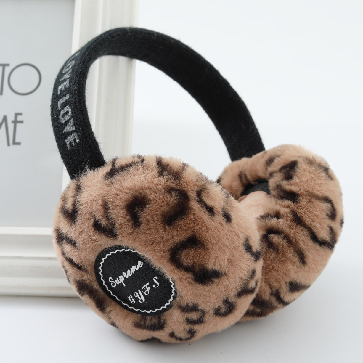 Auricolare Bluetooth con paraorecchie in peluche e musica calda