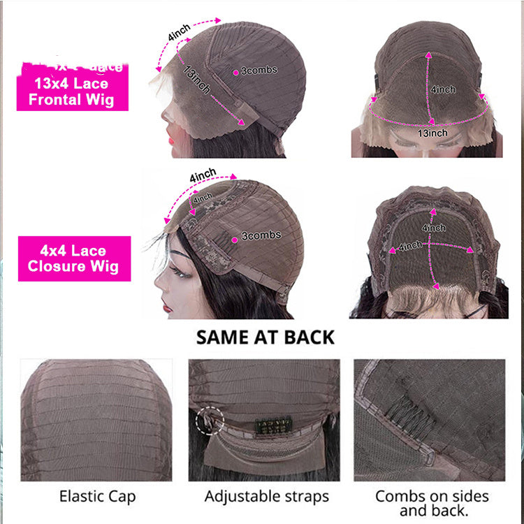 13x4 Lace Frontal Bob Straight Wig Human Hair