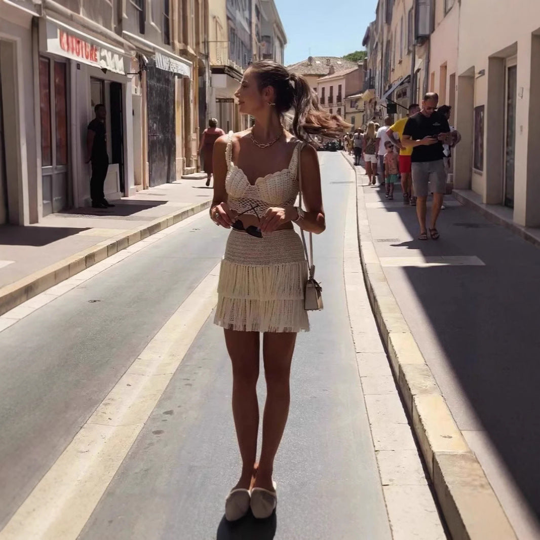 Set due pezzi traforato