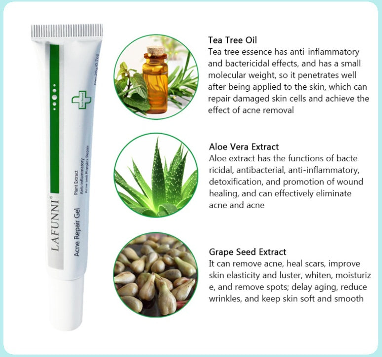 Gel nutriente e riparatore delicato per le macchie acneiche