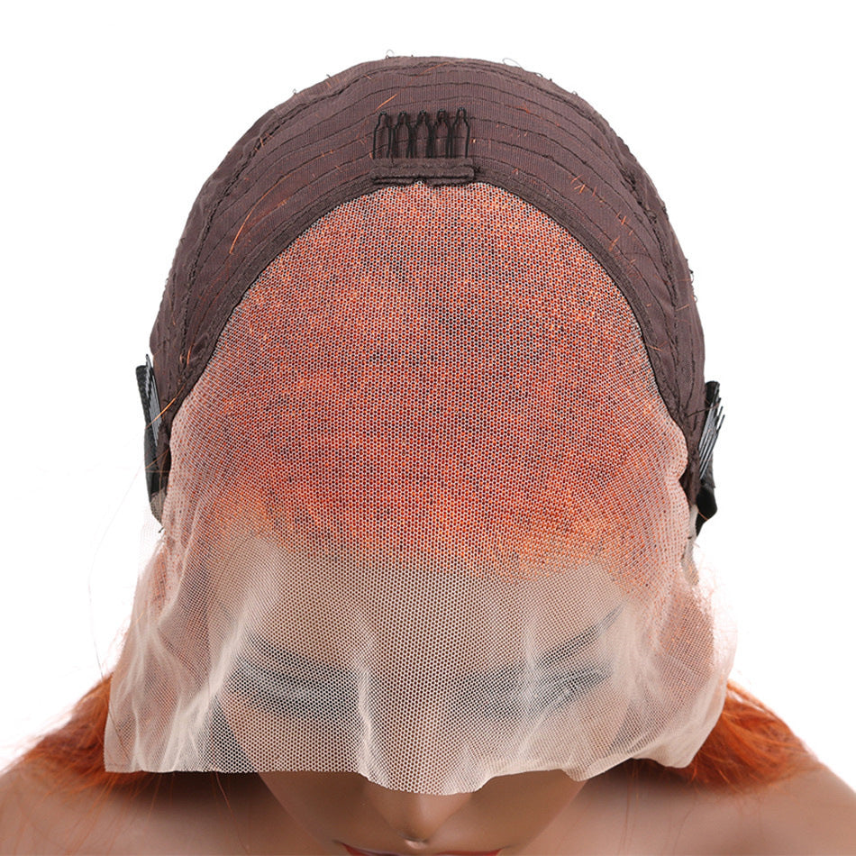 Parrucca frontale in pizzo con capelli umani