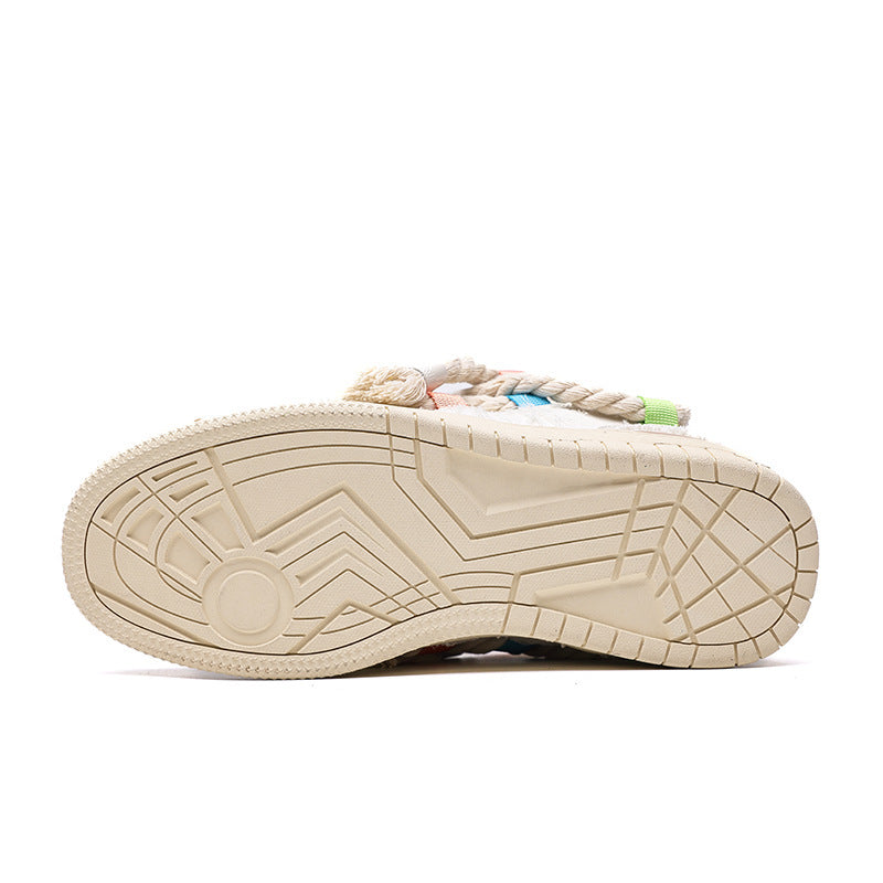 Chaussures de skateboard rétro à lacets Old Damage