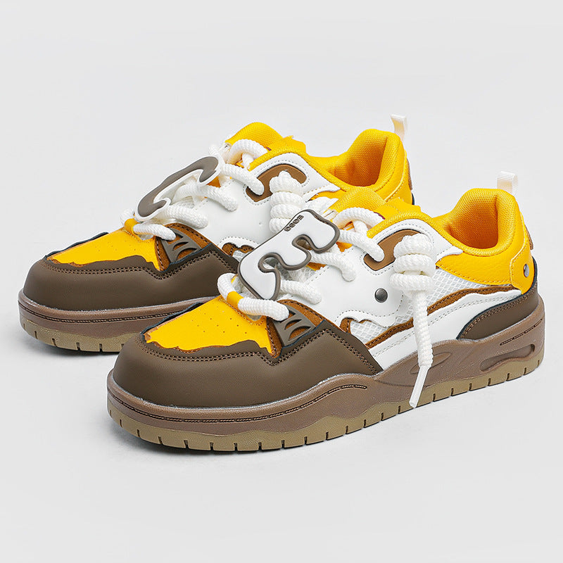 Chaussures de cricket polyvalentes et décontractées pour couple rétro