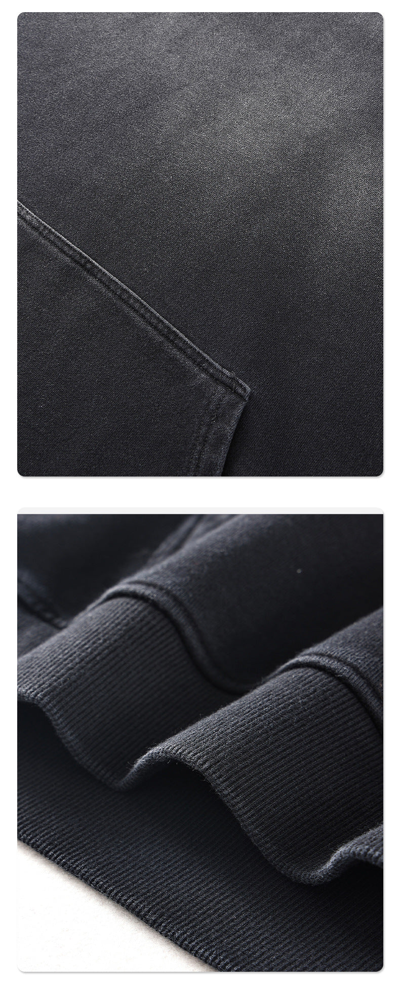 Felpa con cappuccio da uomo con stampa digitale e lavaggio sfumato Monkey Wash