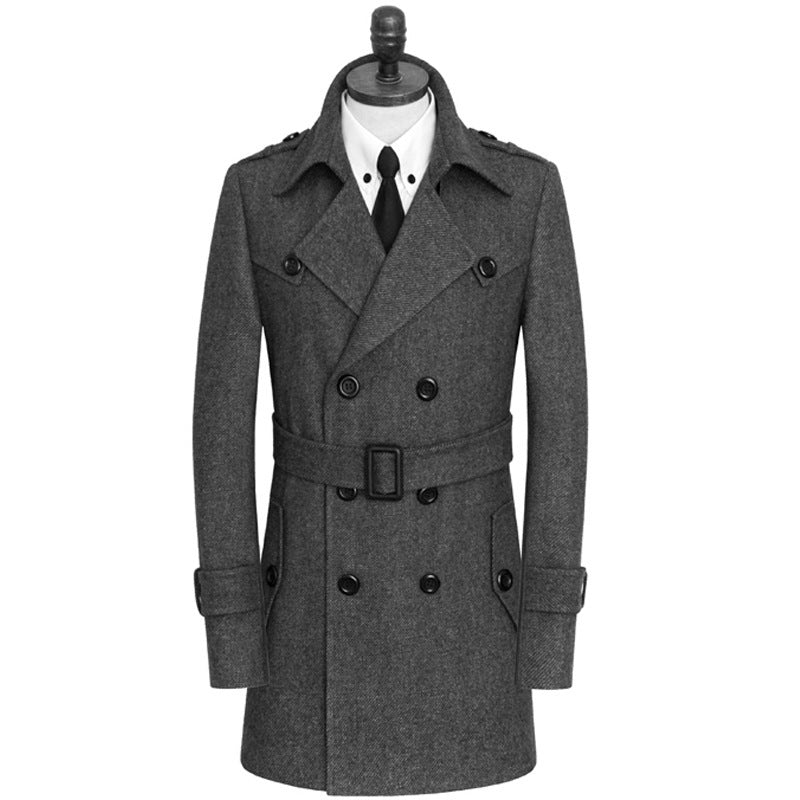 Manteau en cachemire, trench-coat décontracté en tweed, ample