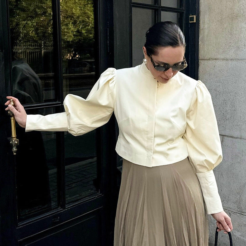 Puff Sleeve Shirt Sense Of Design