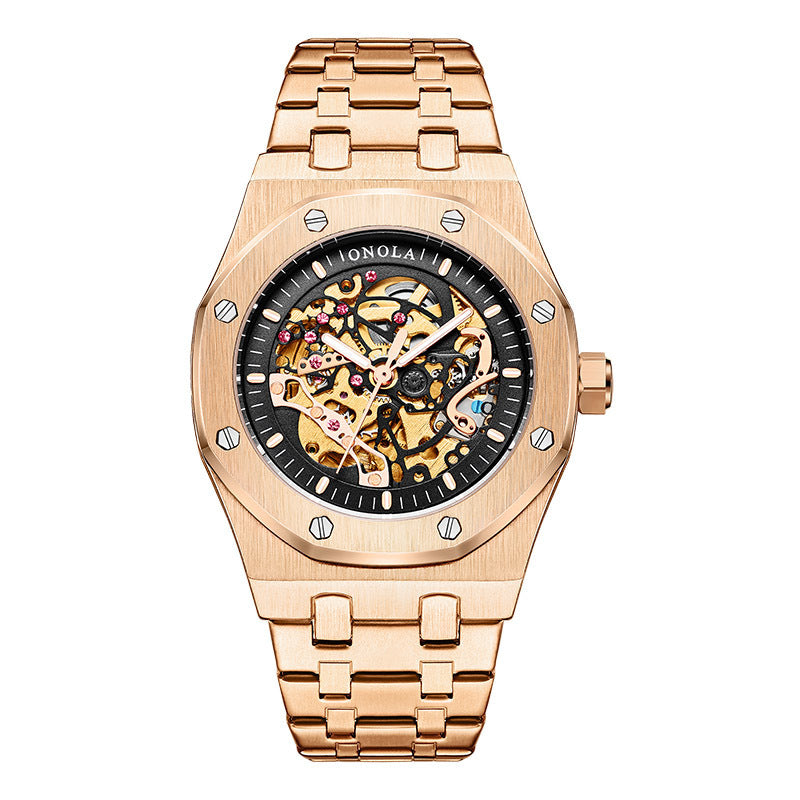 Orologio meccanico impermeabile cavo