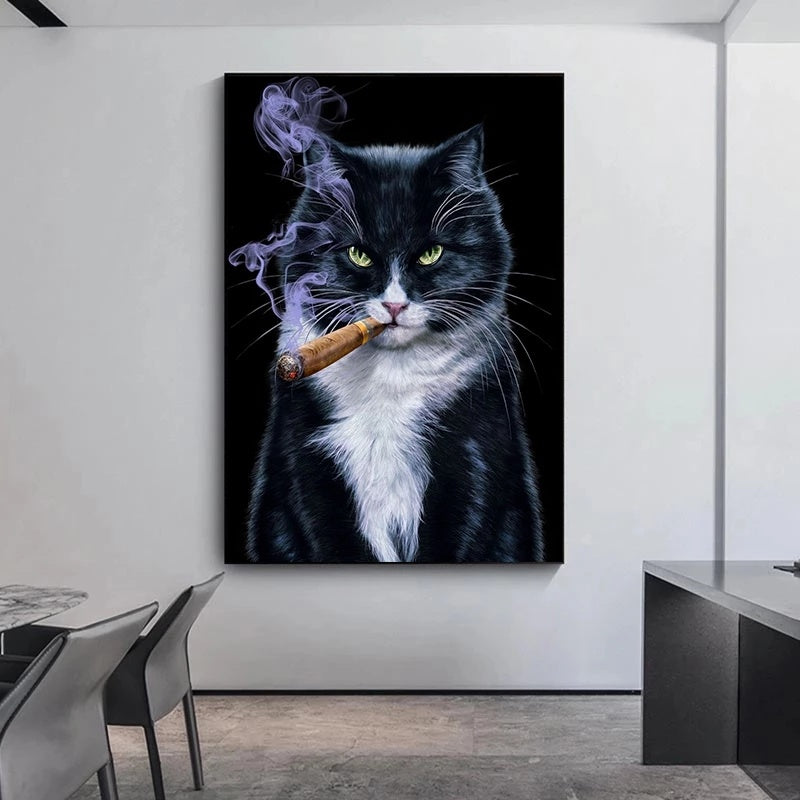 Poster e stampe su tela con simpatici animali in stile divertente