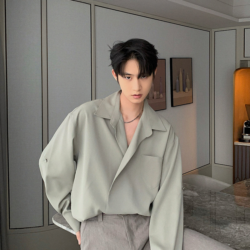 High-grade Shirt Men's Long-sleeved Casual Shirt