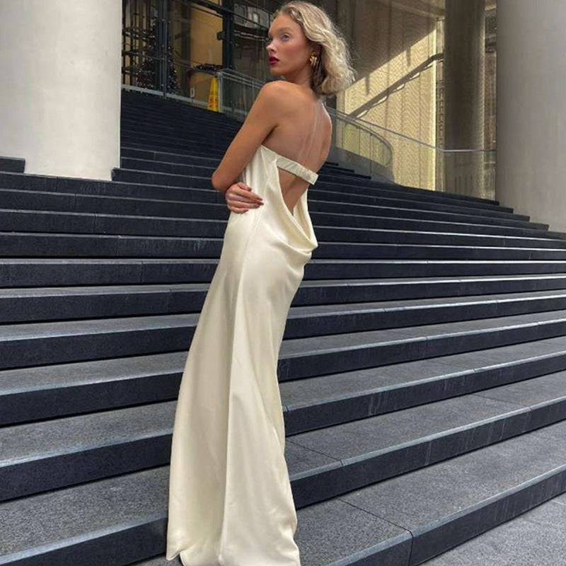 Robe fourreau de couleur unie