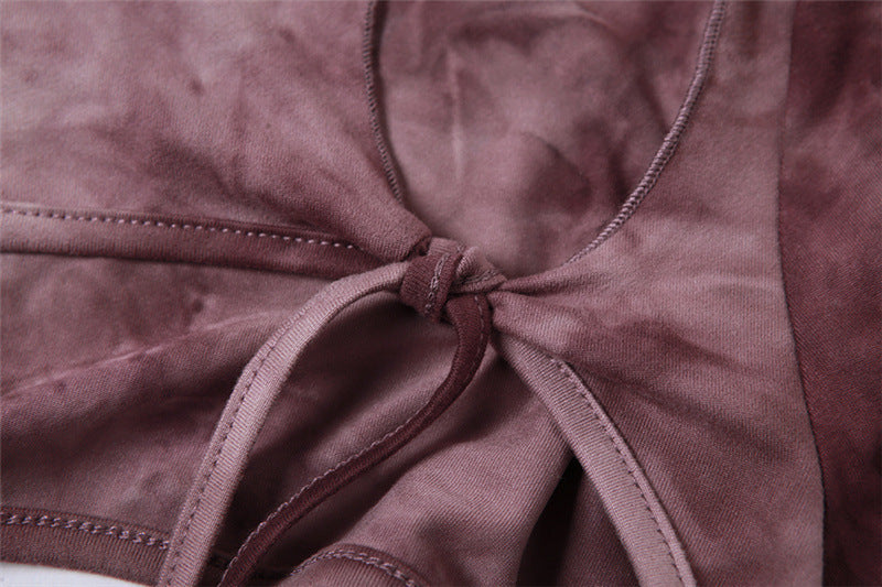 Ensemble jupe à lacets pour femmes