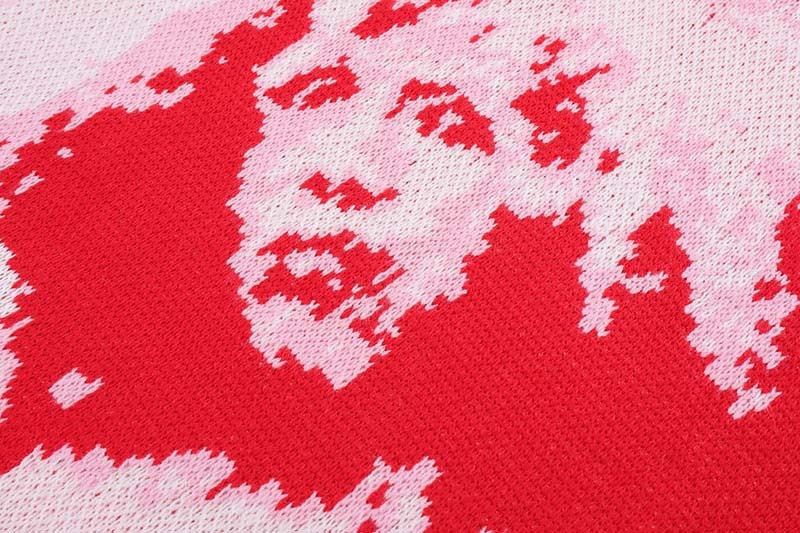 High Street Character Full Print Jacquard Crew Neck Sweater