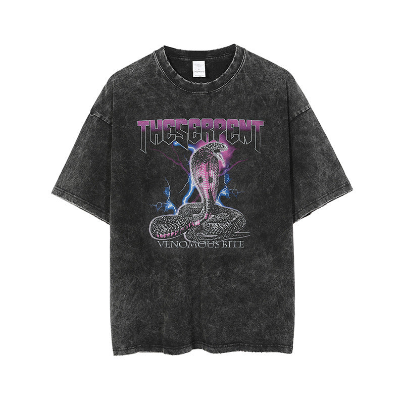 Old Printed Cobra Short Sleeved T-Shirt