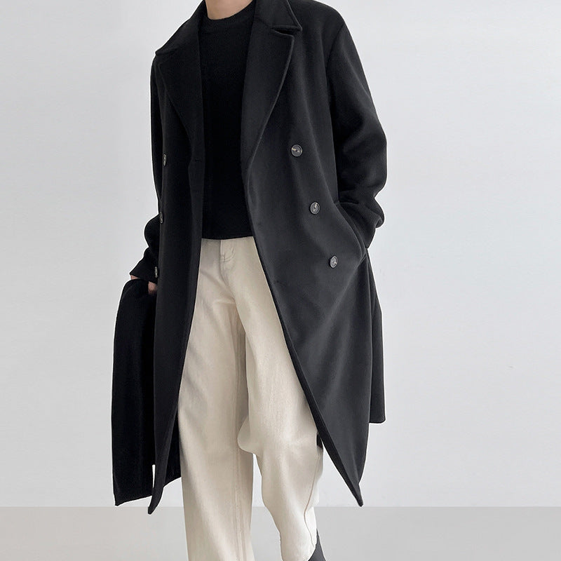 Woolen Coat Men's Mid-length Autumn And Winter