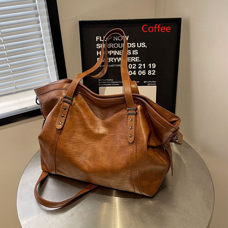 Retro Large Capacity Fashion Shoulder Messenger Bag