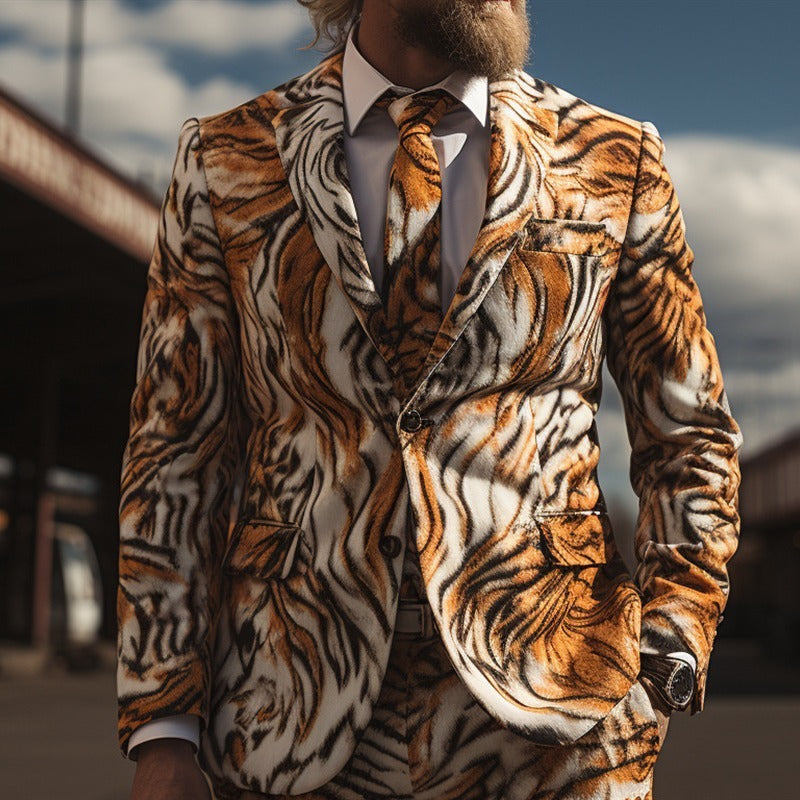 Men's Digital Printing Suit Cos Party