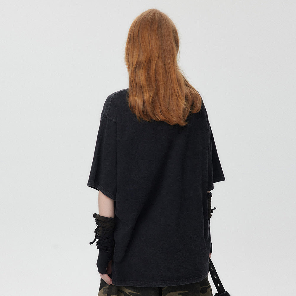 American Letter Locomotive Style Short Sleeve Men