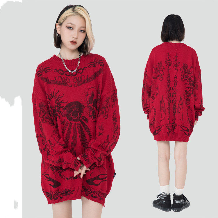 New Men's Sweaters Do Old Skull