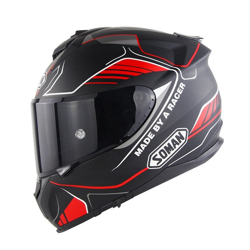 Motorrad-Integralhelm, Motorradhelm mit Doppellinse, Vollschutz