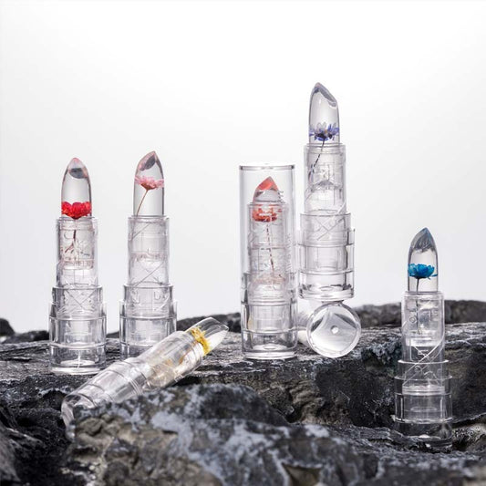 Rouge à lèvres hydratant aux fleurs, doux et apaisant