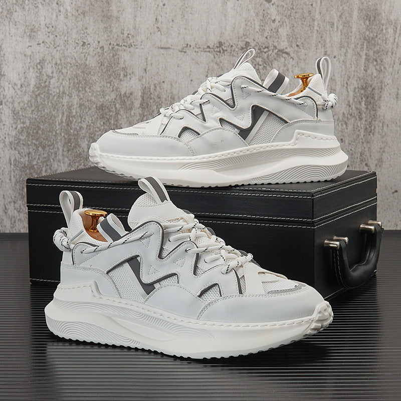 Chaussures de sport décontractées blanches de petite taille