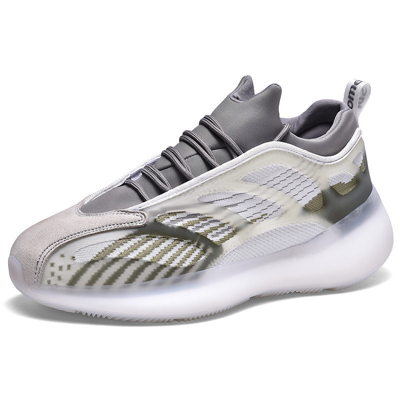 Chaussures à plateforme réfléchissantes en pop-corn de nuit