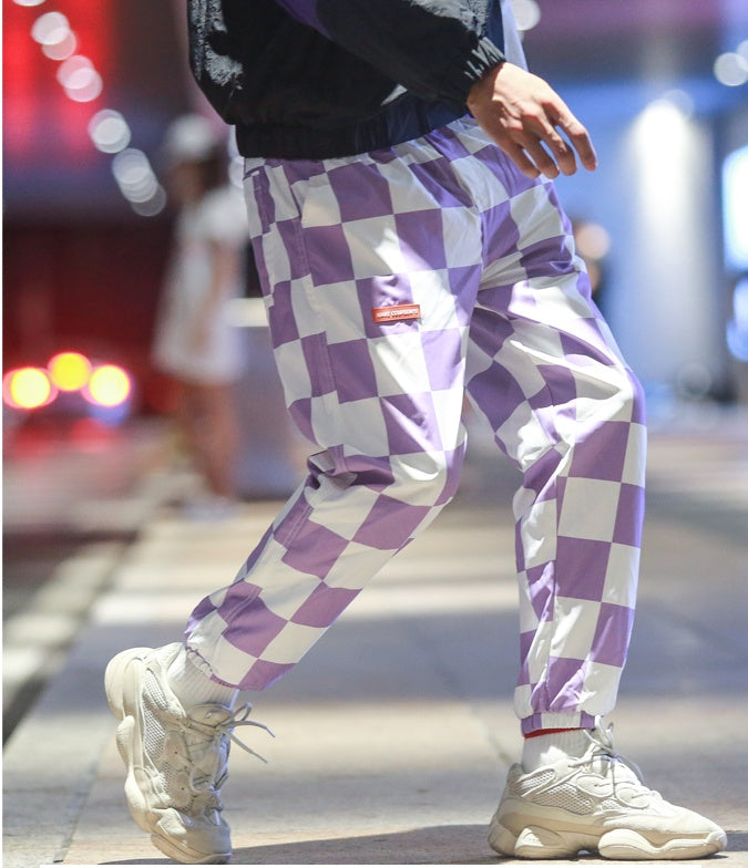 Style multi-pocket hip-hop beam foot pants