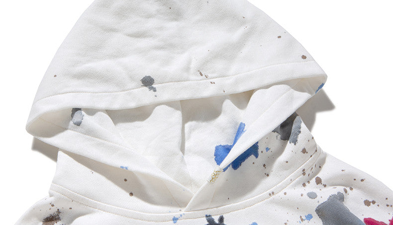 Sweat-shirt avec des éclaboussures d'encre