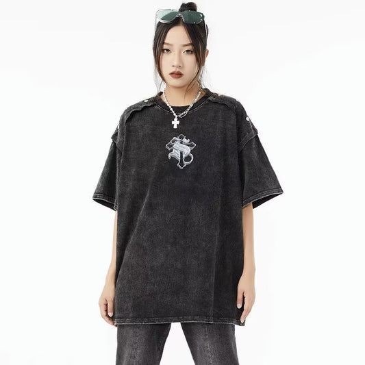 Summer Short Sleeve Lovers Wild T-shirt Letter Print