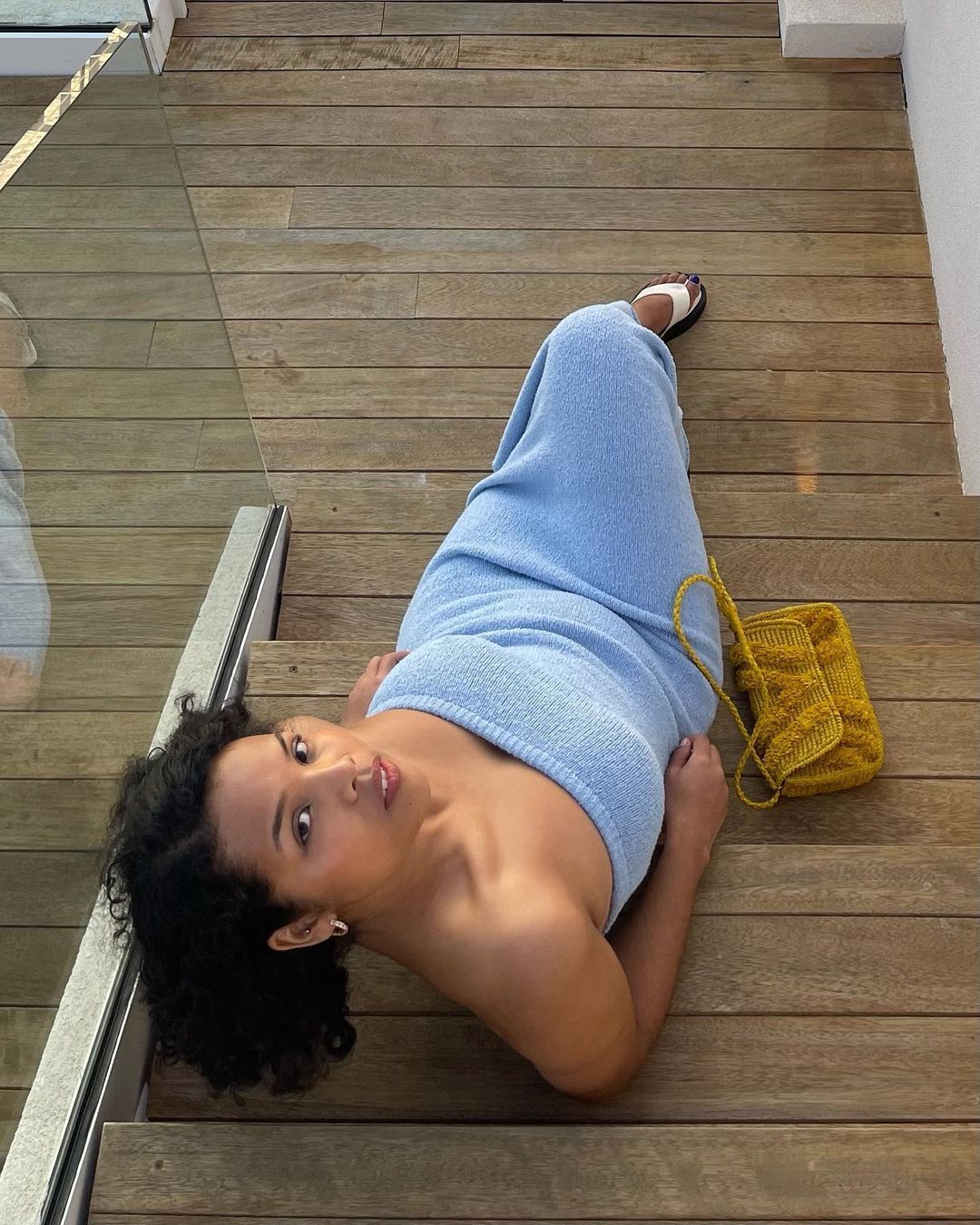 Striped Tube Top Tight Skirt Slim Fit Women