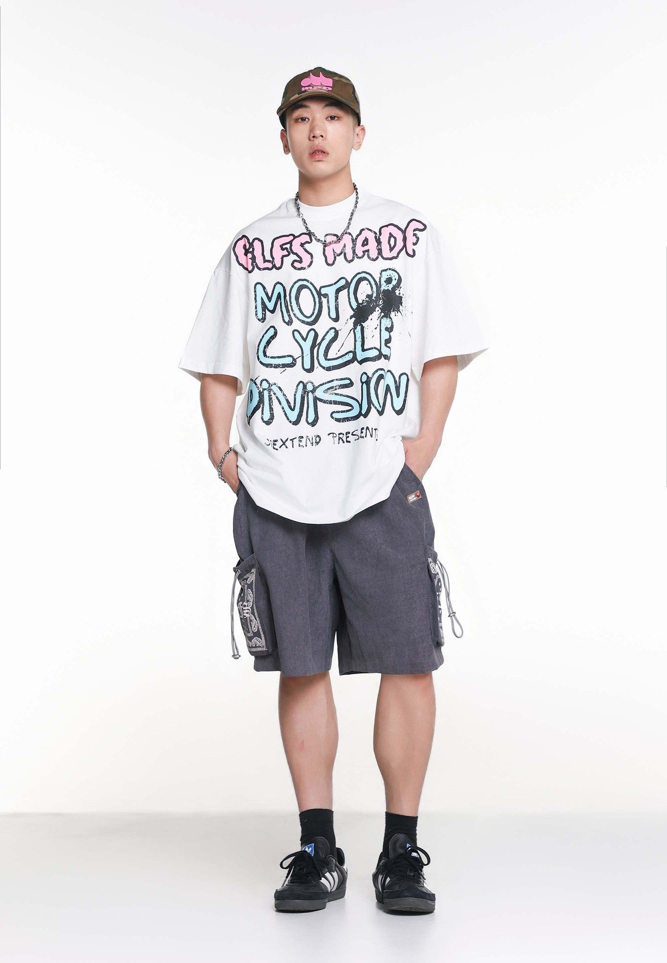Creative Letters Printed Loose Casual Short-sleeved T-shirt