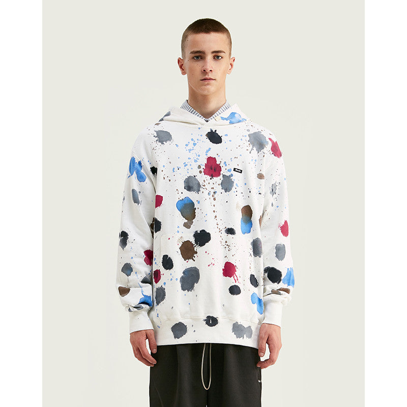 Sweat-shirt avec des éclaboussures d'encre