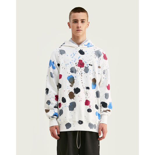 Sweatshirt with splash ink