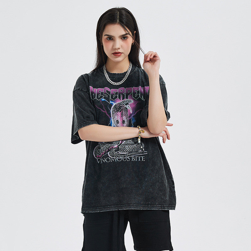 Old Printed Cobra Short Sleeved T-Shirt