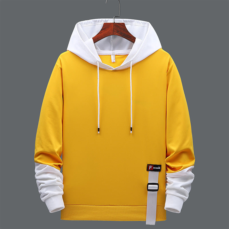 Personalized Fashion Color Matching Sweater Men