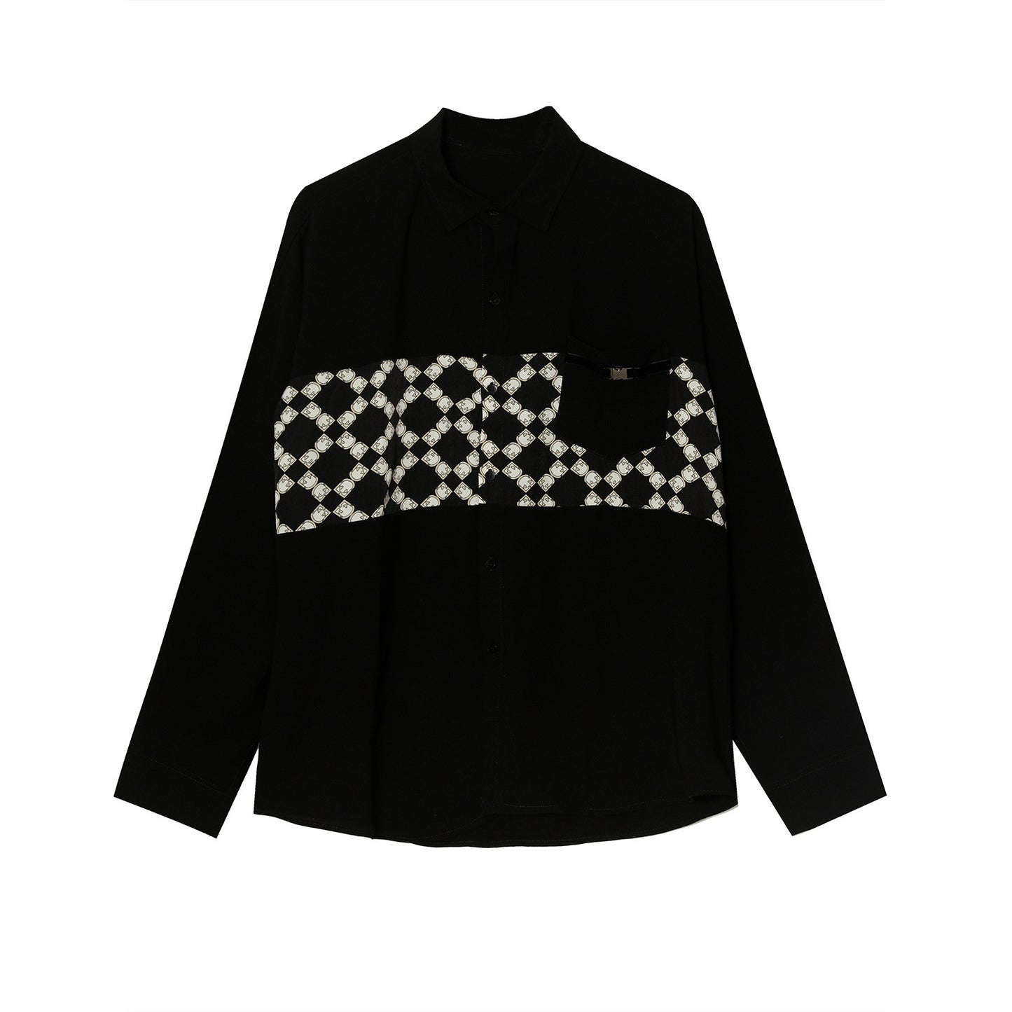 Black Diamond Design Long Sleeve Shirt For Men And Women