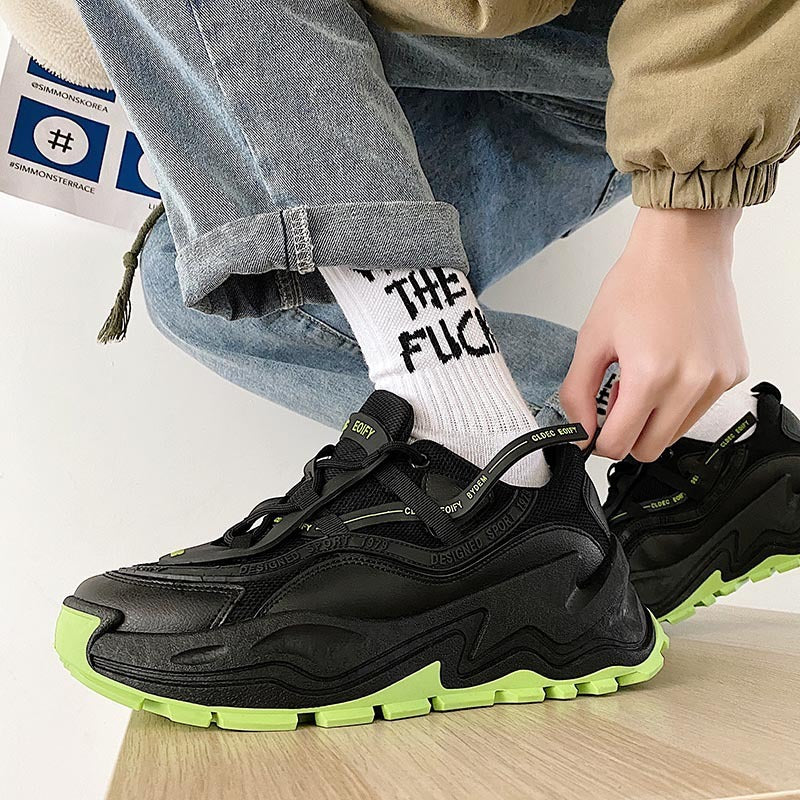 Nouvelles chaussures de mode printemps chaussures rétro chaussures de course à la mode chaussures de loisirs à semelles épaisses
