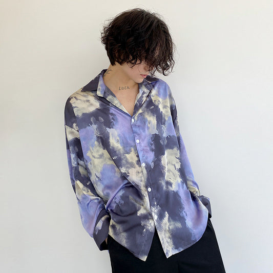 Chemise à manches longues tie-dye Mrcyc