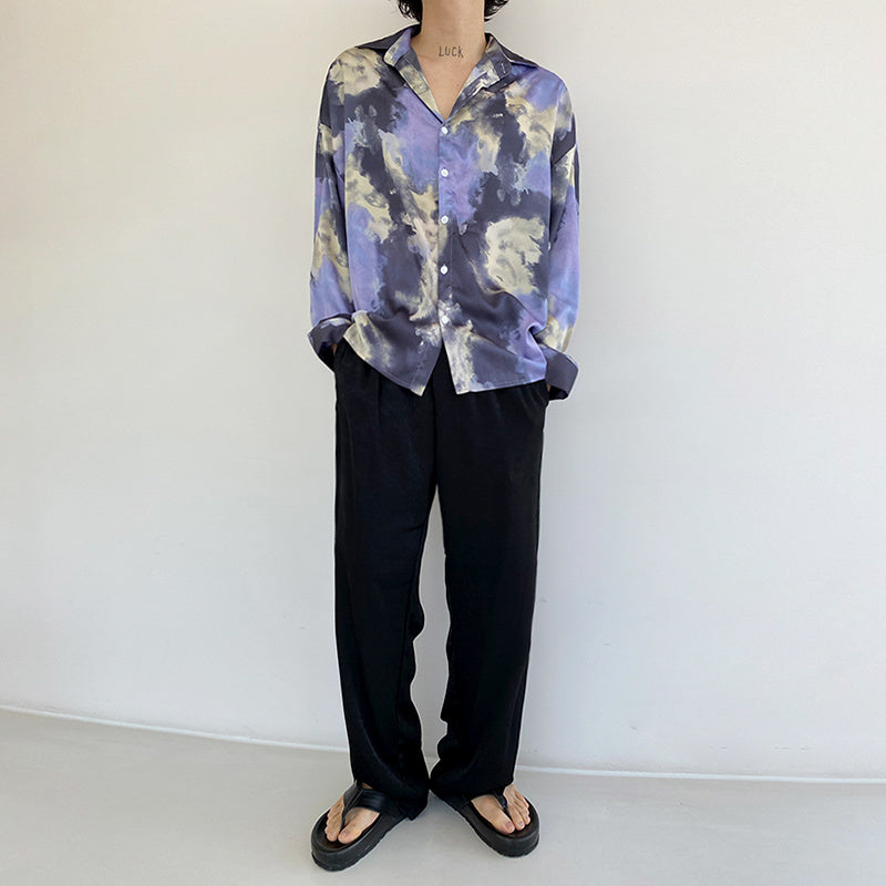 Chemise à manches longues tie-dye Mrcyc