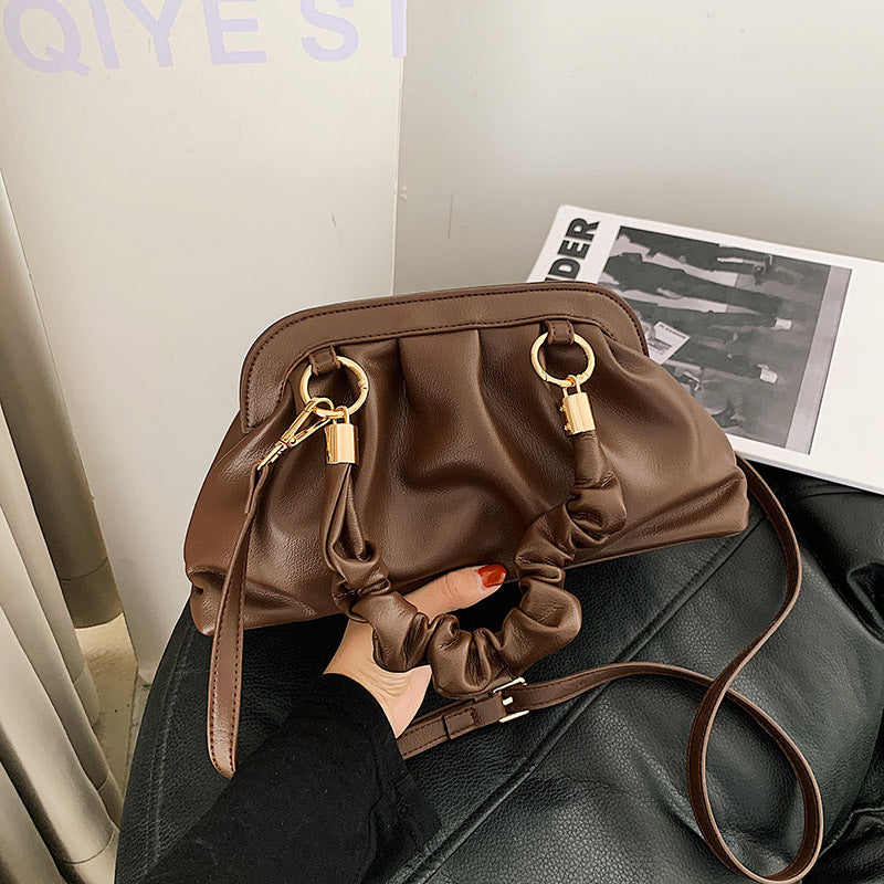 Ladies One Shoulder Underarm Cloud Bag